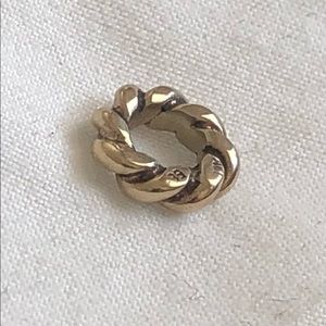 Pandora 14k gold rope spacer